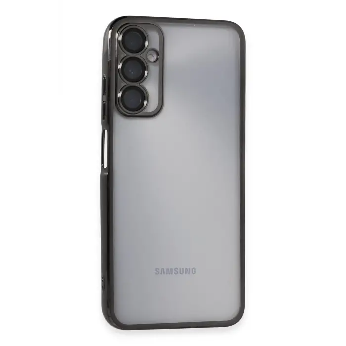 Lopard Samsung Galaxy A05s Kılıf Razer Lensli Silikon - Siyah