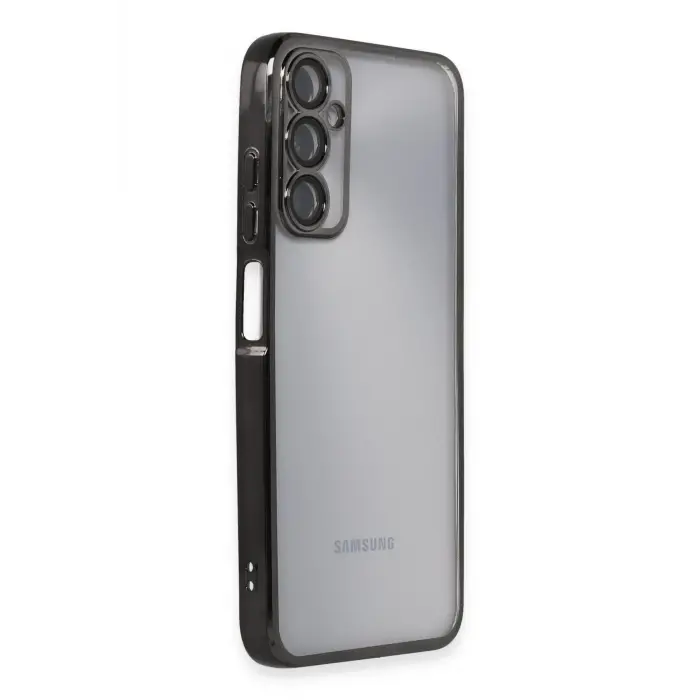 Lopard Samsung Galaxy A05s Kılıf Razer Lensli Silikon - Siyah