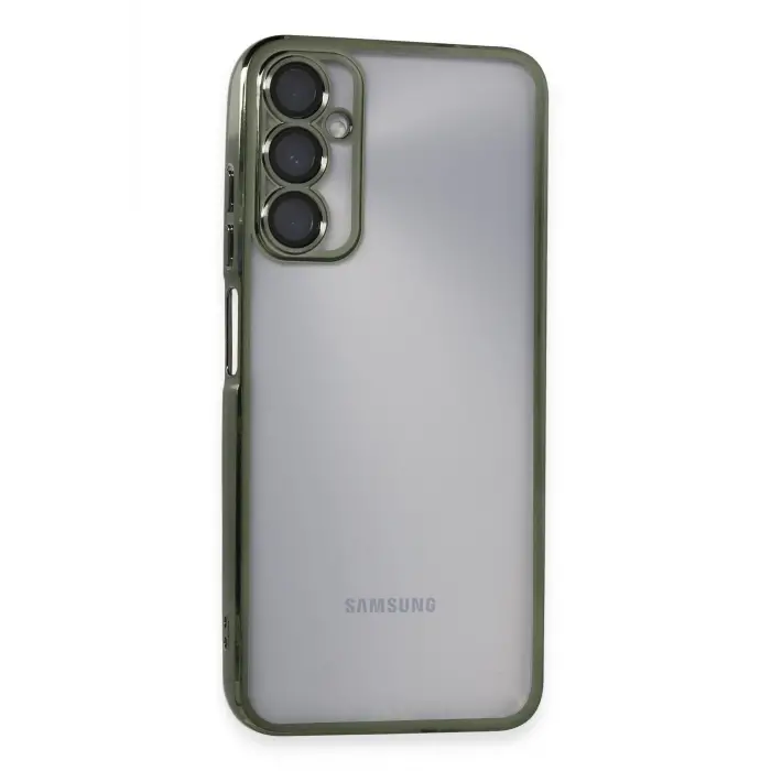 Lopard Samsung Galaxy A05s Kılıf Razer Lensli Silikon - Yeşil