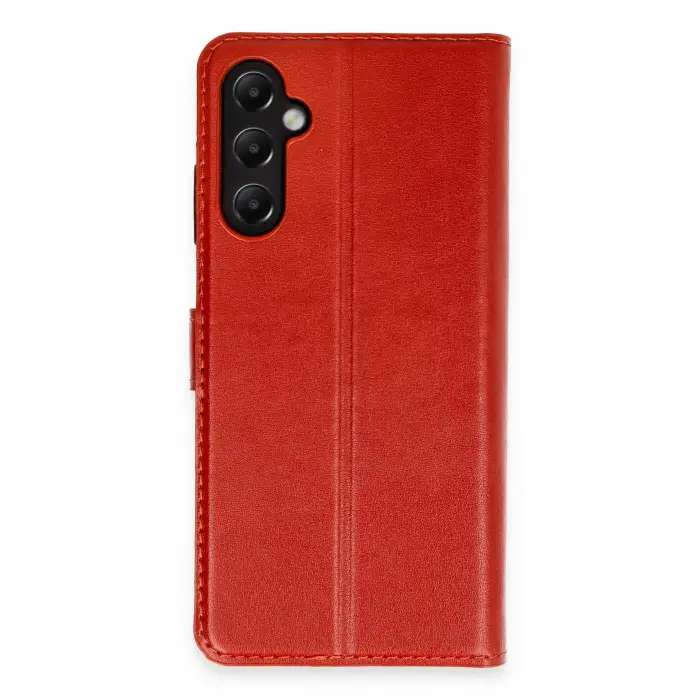 Lopard Samsung Galaxy A05s Kılıf Trend S Plus Kapaklı Kılıf - Kırmızı