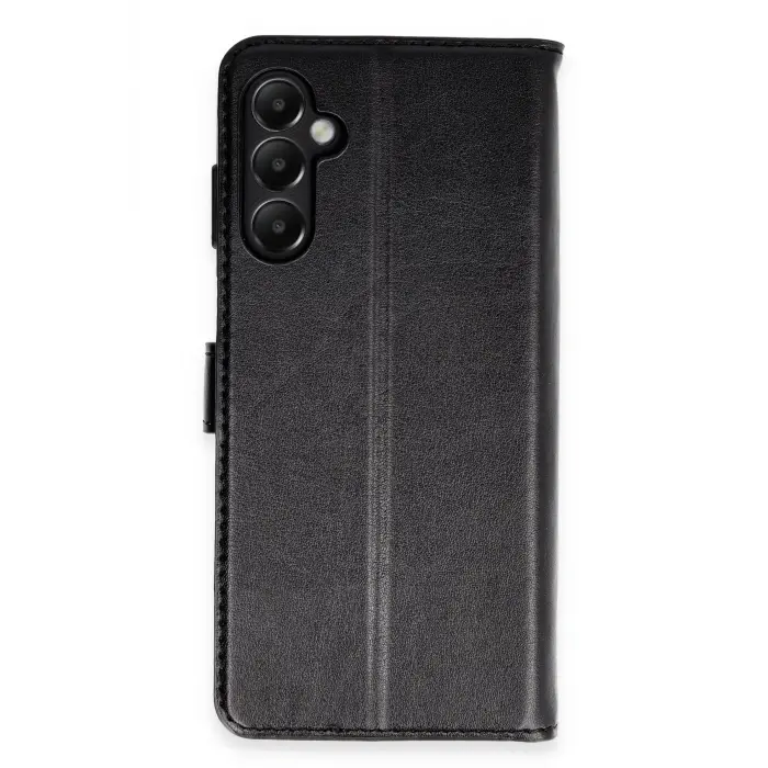 Lopard Samsung Galaxy A05s Kılıf Trend S Plus Kapaklı Kılıf - Siyah