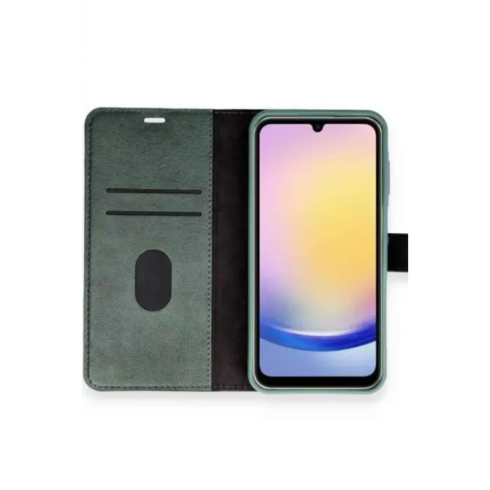 Lopard Samsung Galaxy A05s Kılıf Trend S Plus Kapaklı Kılıf - Yeşil