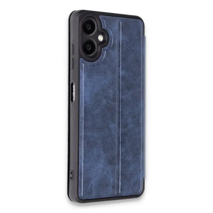 Lopard Samsung Galaxy A06 Kılıf Flip Cover - Lacivert