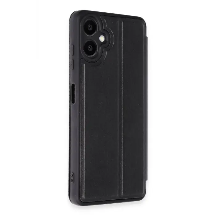 Lopard Samsung Galaxy A06 Kılıf Flip Cover - Siyah