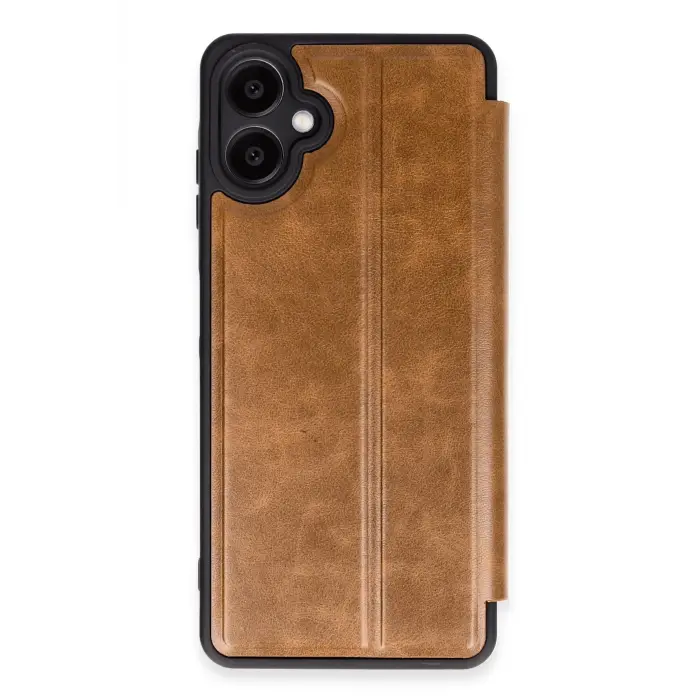 Lopard Samsung Galaxy A06 Kılıf Flip Cover - Taba