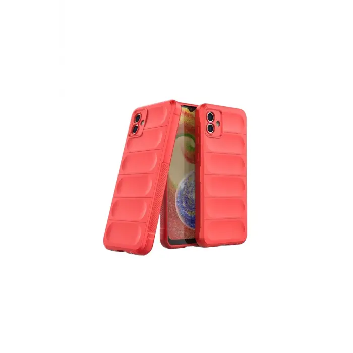 Lopard Samsung Galaxy A06 Kılıf Optimum Silikon - Kırmızı