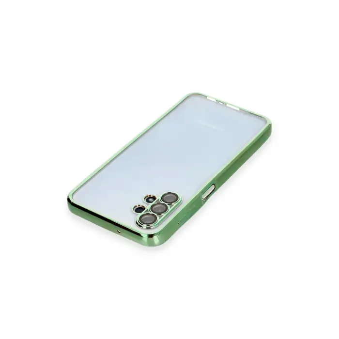 Lopard Samsung Galaxy A13 4g Kılıf Razer Lensli Silikon - Yeşil