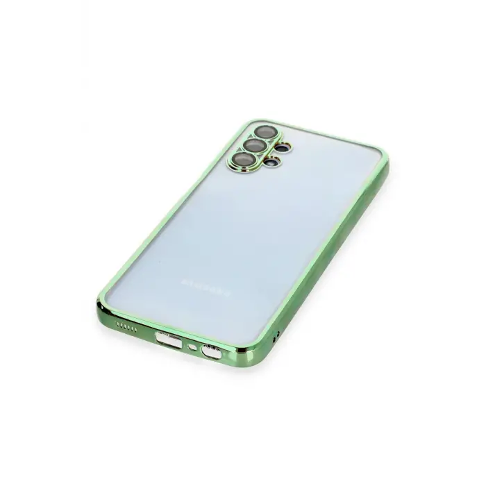 Lopard Samsung Galaxy A13 4g Kılıf Razer Lensli Silikon - Yeşil