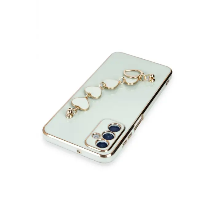 Lopard Samsung Galaxy A14 4g Kılıf Esila Silikon - Su Yeşili