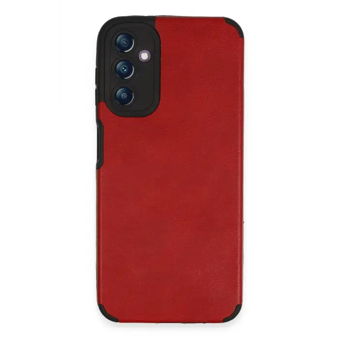 Lopard Samsung Galaxy A14 4g Kılıf Loop Deri Silikon - Kırmızı