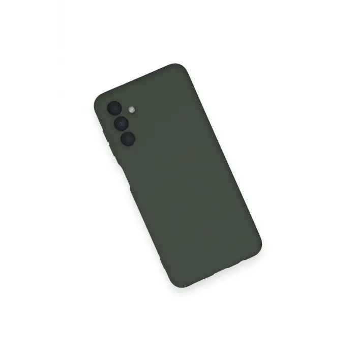 Lopard Samsung Galaxy A14 4g Kılıf Nano İçi Kadife Silikon - Koyu Yeşil