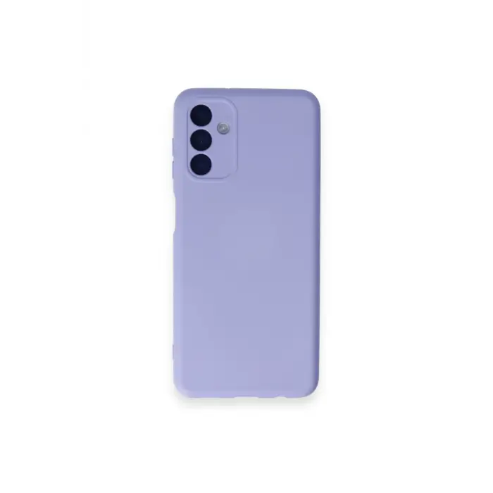 Lopard Samsung Galaxy A14 4g Kılıf Nano İçi Kadife Silikon - Lila