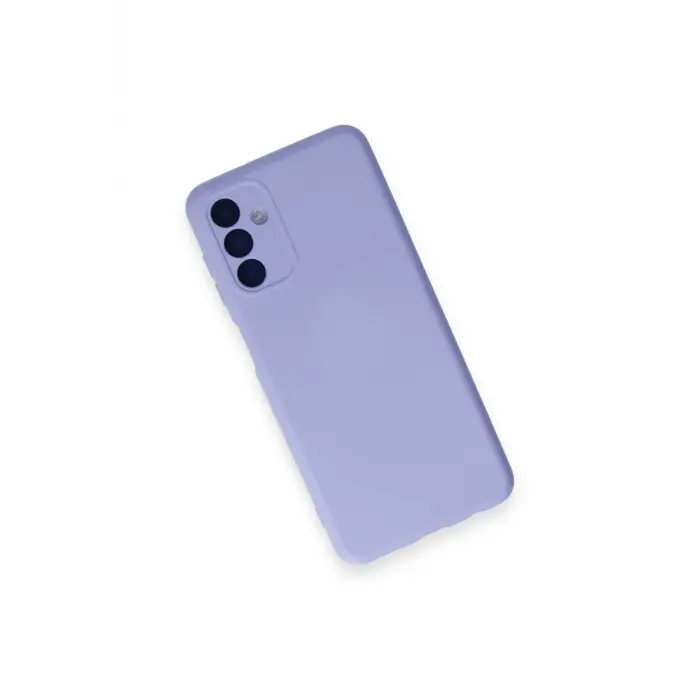 Lopard Samsung Galaxy A14 4g Kılıf Nano İçi Kadife Silikon - Lila