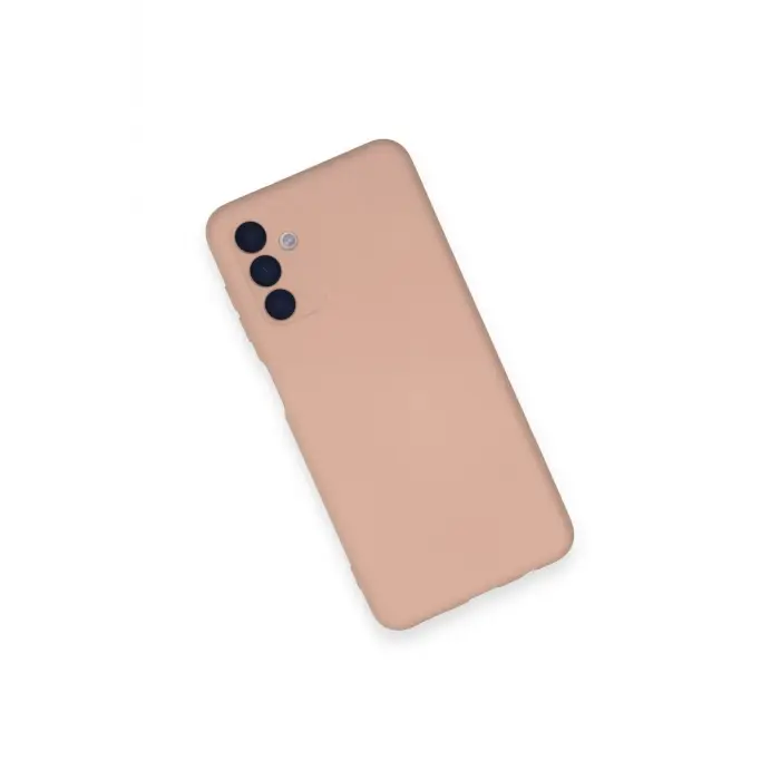 Lopard Samsung Galaxy A14 4g Kılıf Nano İçi Kadife Silikon - Pudra