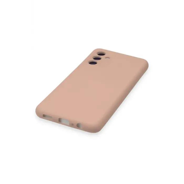 Lopard Samsung Galaxy A14 4g Kılıf Nano İçi Kadife Silikon - Pudra