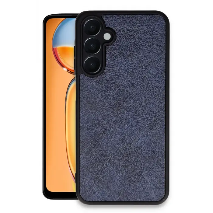 Lopard Samsung Galaxy A15 4g Kılıf Aras Deri Kapak - Lacivert