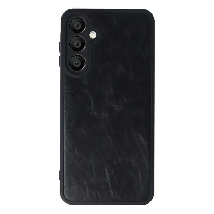 Lopard Samsung Galaxy A16 5g Kılıf Aras Deri Kapak - Siyah