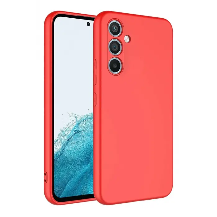 Lopard Samsung Galaxy A16 5g Kılıf First Silikon - Kırmızı