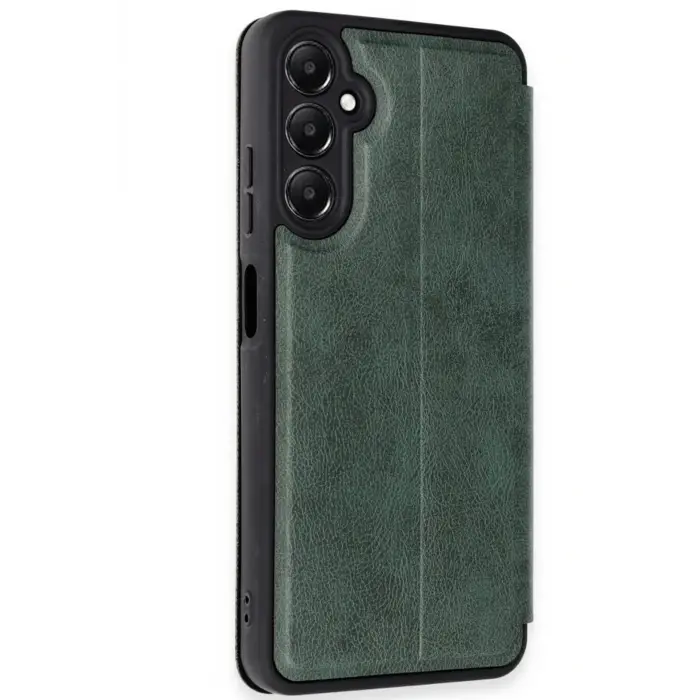 Lopard Samsung Galaxy A16 5g Kılıf Flip Cover - Koyu Yeşil