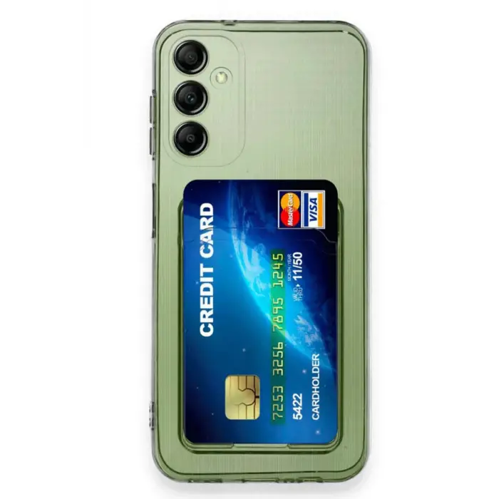 Lopard Samsung Galaxy A16 5g Kılıf Kart Şeffaf Silikon - Şeffaf