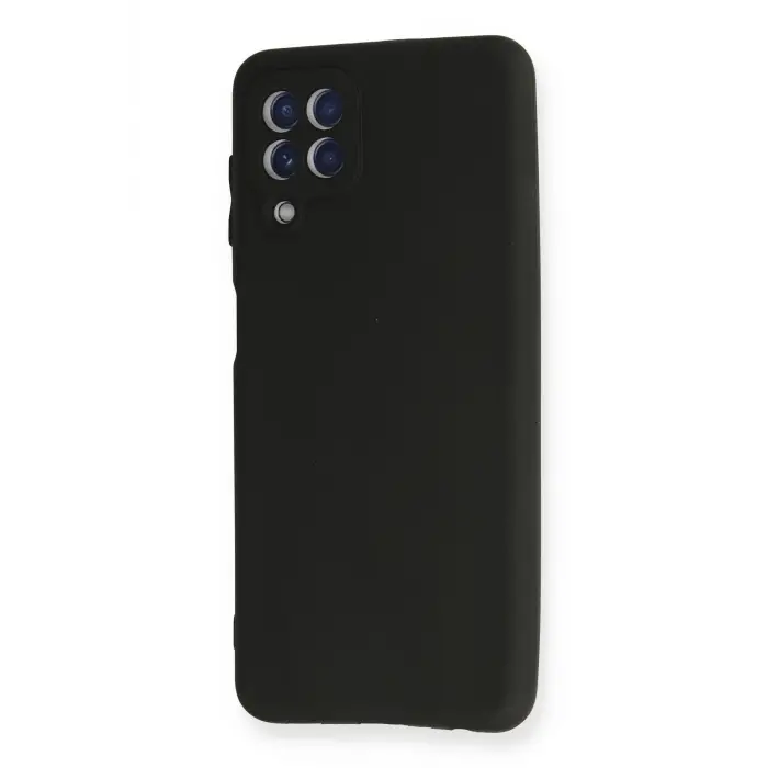 Lopard Samsung Galaxy A22 Kılıf First Silikon - Siyah