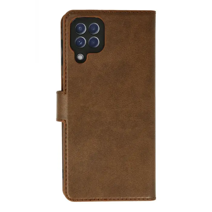 Lopard Samsung Galaxy A22 Kılıf Trend S Plus Kapaklı Kılıf - Taba