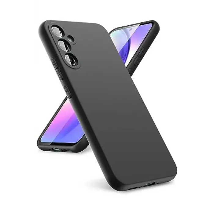 Lopard Samsung Galaxy A24 4g Kılıf First Silikon - Siyah