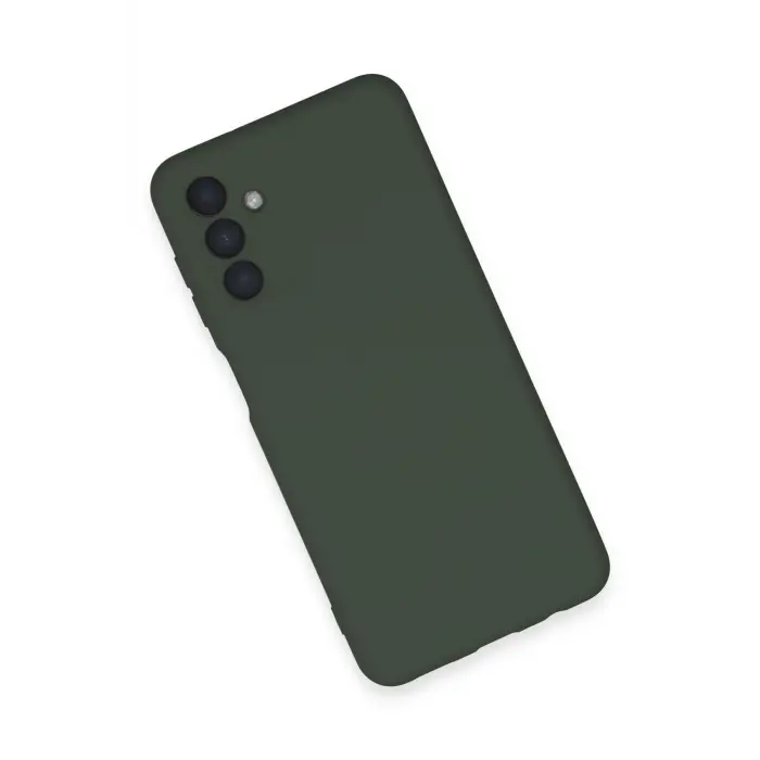 Lopard Samsung Galaxy A24 4g Kılıf Nano İçi Kadife Silikon - Koyu Yeşil