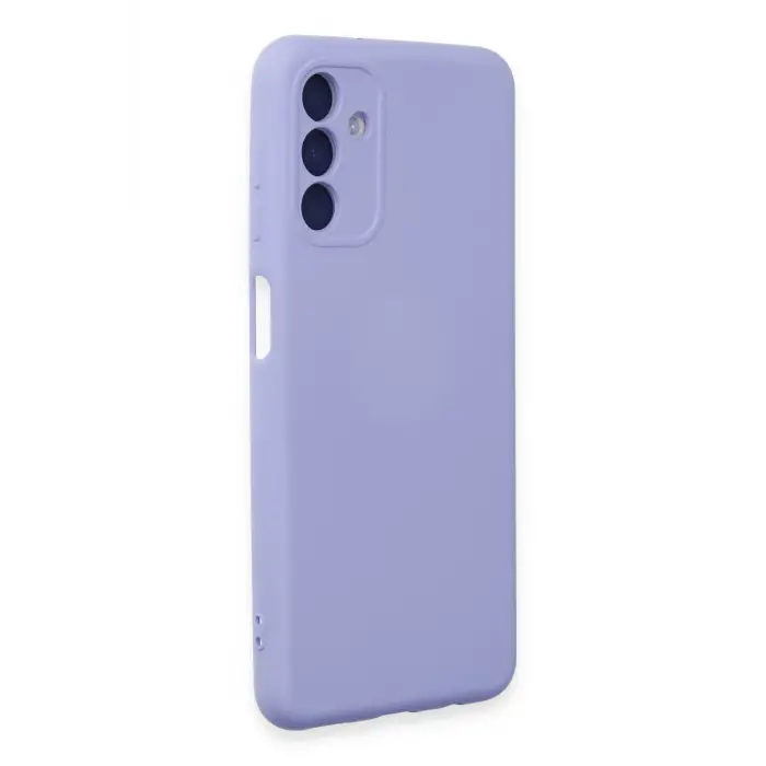 Lopard Samsung Galaxy A24 4g Kılıf Nano İçi Kadife Silikon - Lila