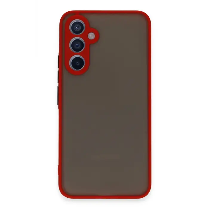 Lopard Samsung Galaxy A34 5g Kılıf Montreal Silikon Kapak - Kırmızı