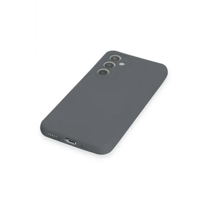 Lopard Samsung Galaxy A34 5g Kılıf Nano İçi Kadife Silikon - Gri