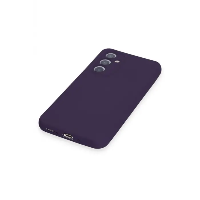 Lopard Samsung Galaxy A34 5g Kılıf Nano İçi Kadife Silikon - Mor