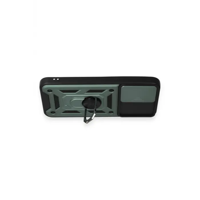 Lopard Samsung Galaxy A34 5g Kılıf Pars Lens Yüzüklü Silikon - Yeşil