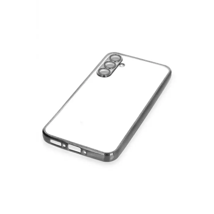 Lopard Samsung Galaxy A34 5g Kılıf Razer Lensli Silikon - Siyah