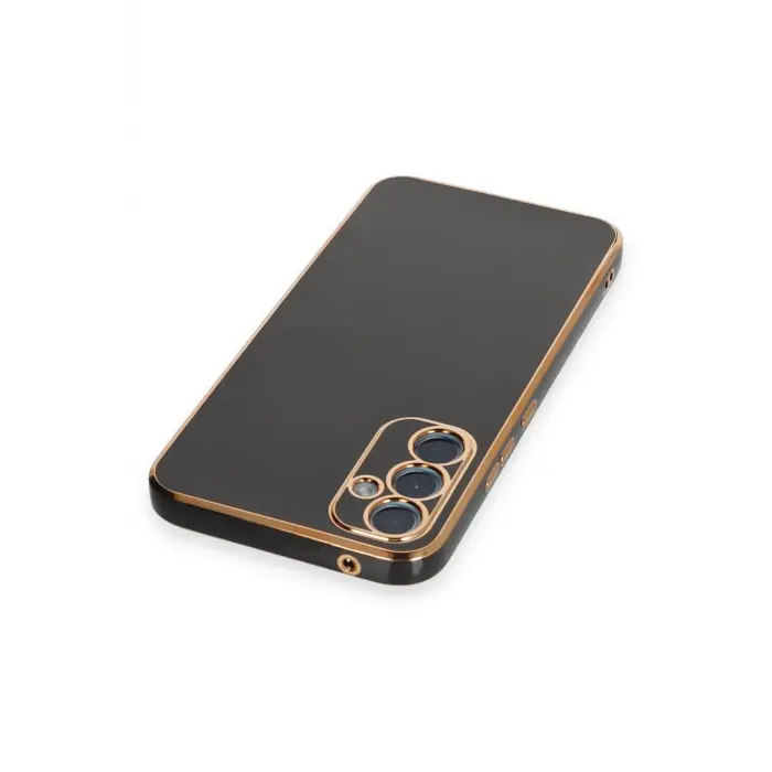 Lopard Samsung Galaxy A34 5g Kılıf Volet Silikon - Siyah