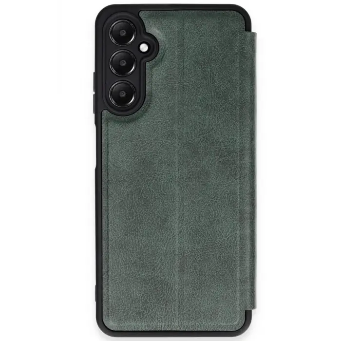 Lopard Samsung Galaxy A35 5g Kılıf Flip Cover - Koyu Yeşil
