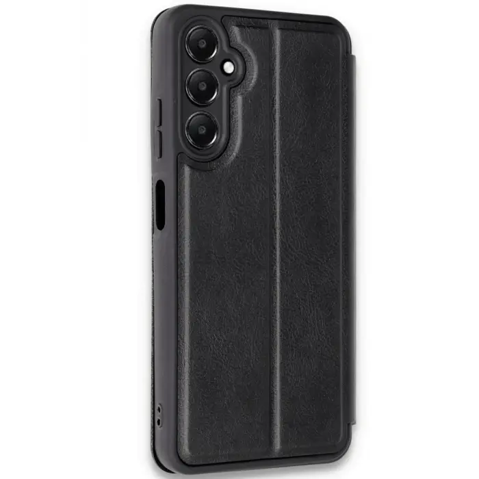 Lopard Samsung Galaxy A35 5g Kılıf Flip Cover - Siyah