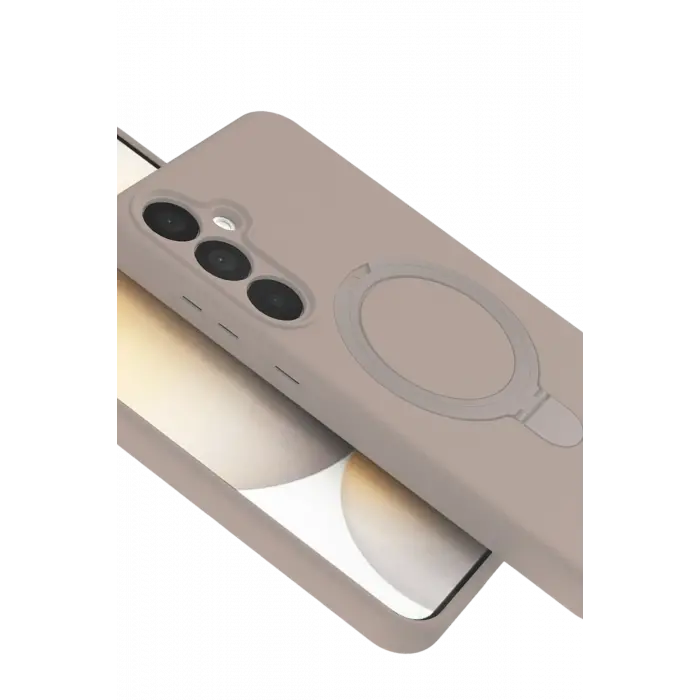 Lopard Samsung Galaxy A35 5g Regal Magsafe Standlı Kapak - Çöl Titanyum