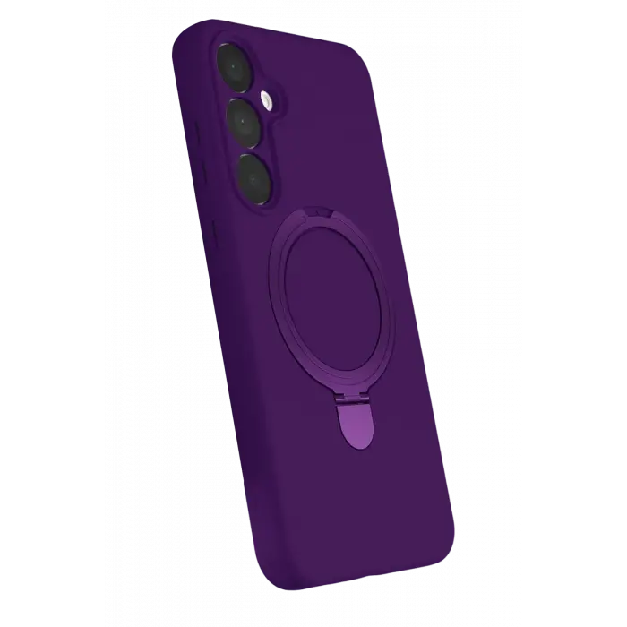 Lopard Samsung Galaxy A35 5g Regal Magsafe Standlı Kapak - Derin Mor