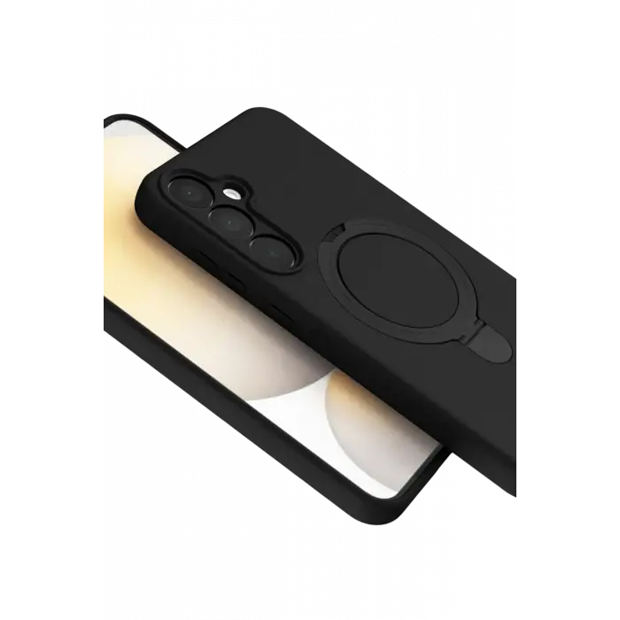 Lopard Samsung Galaxy A35 5g Regal Magsafe Standlı Kapak - Siyah