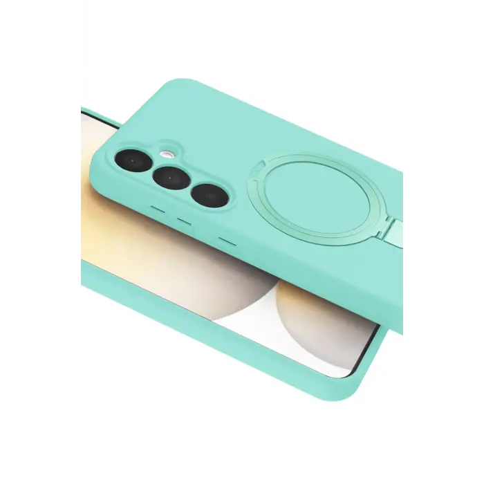 Lopard Samsung Galaxy A35 5g Regal Magsafe Standlı Kapak - Su Yeşili