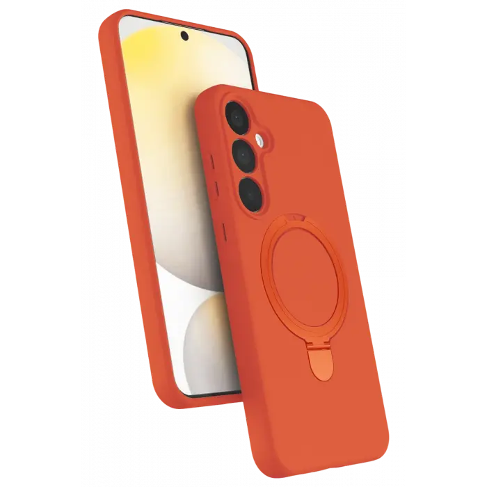 Lopard Samsung Galaxy A35 5g Regal Magsafe Standlı Kapak - Turuncu