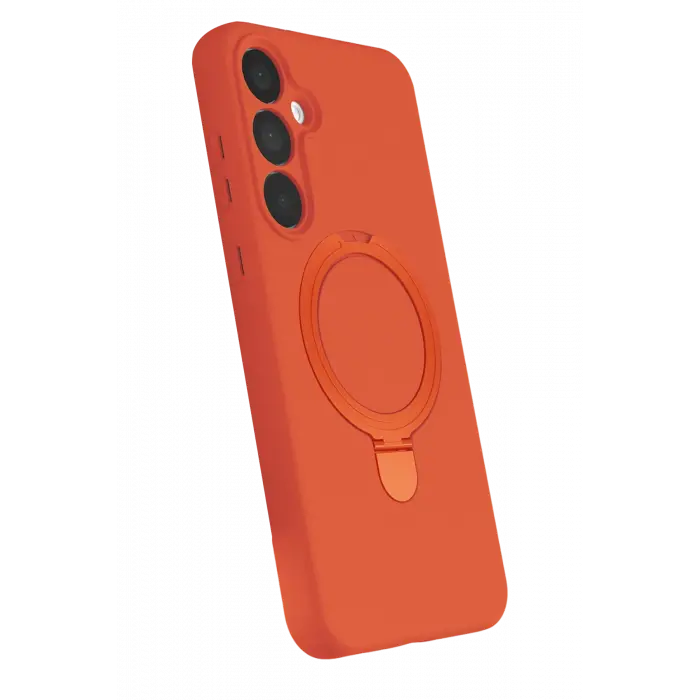 Lopard Samsung Galaxy A35 5g Regal Magsafe Standlı Kapak - Turuncu