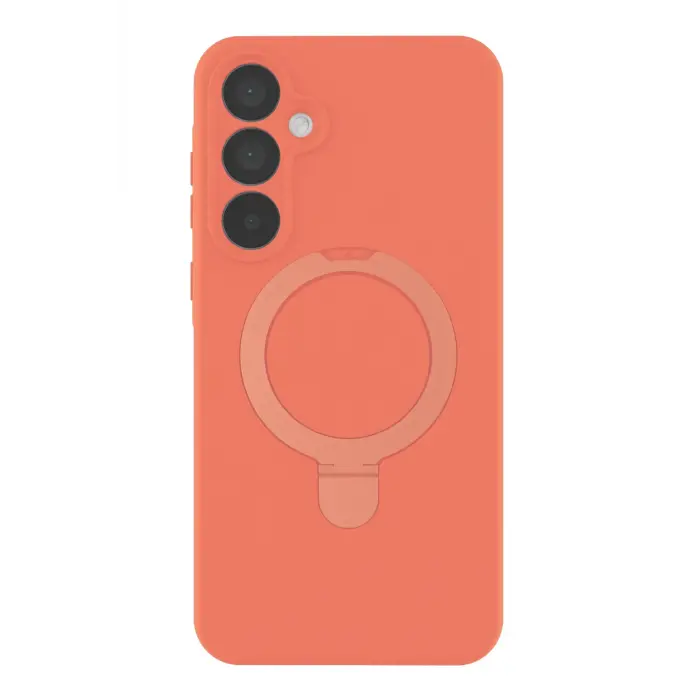 Lopard Samsung Galaxy A35 5g Regal Magsafe Standlı Kapak - Turuncu