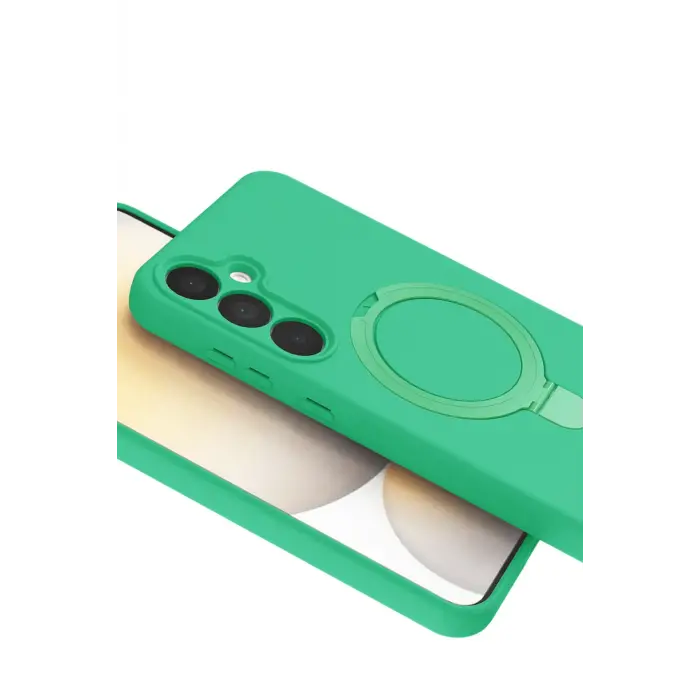 Lopard Samsung Galaxy A35 5g Regal Magsafe Standlı Kapak - Yeşil