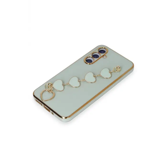 Lopard Samsung Galaxy A54 5g Kılıf Esila Silikon - Su Yeşili