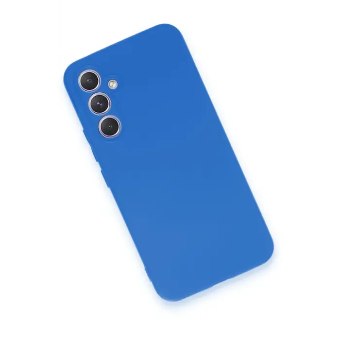 Lopard Samsung Galaxy A54 5g Kılıf First Silikon - Mavi