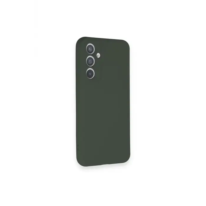 Lopard Samsung Galaxy A54 5g Kılıf Nano İçi Kadife Silikon - Koyu Yeşil