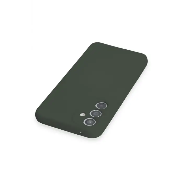 Lopard Samsung Galaxy A54 5g Kılıf Nano İçi Kadife Silikon - Koyu Yeşil