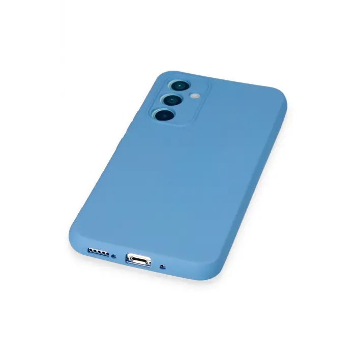 Lopard Samsung Galaxy A54 5g Kılıf Nano İçi Kadife Silikon - Mavi